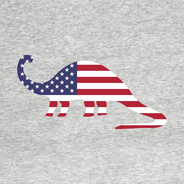 American Flag Dinosaur by Kyle O'Briant